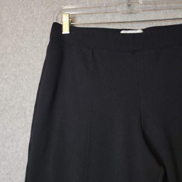 ELLE Black Mid Rise Bootcut Rayon Nylon Active Ponte Pants Women's 8 Stretch - Picture 4 of 11
